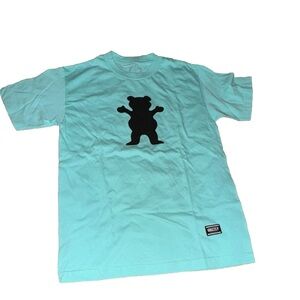 GRIZZLY UNISEX NWOT TEAL Blue T Shirt